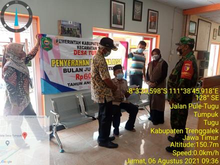 PEMBAGIAN BLT DD BULAN JULI & AGUSTUS TAHUN 2021
